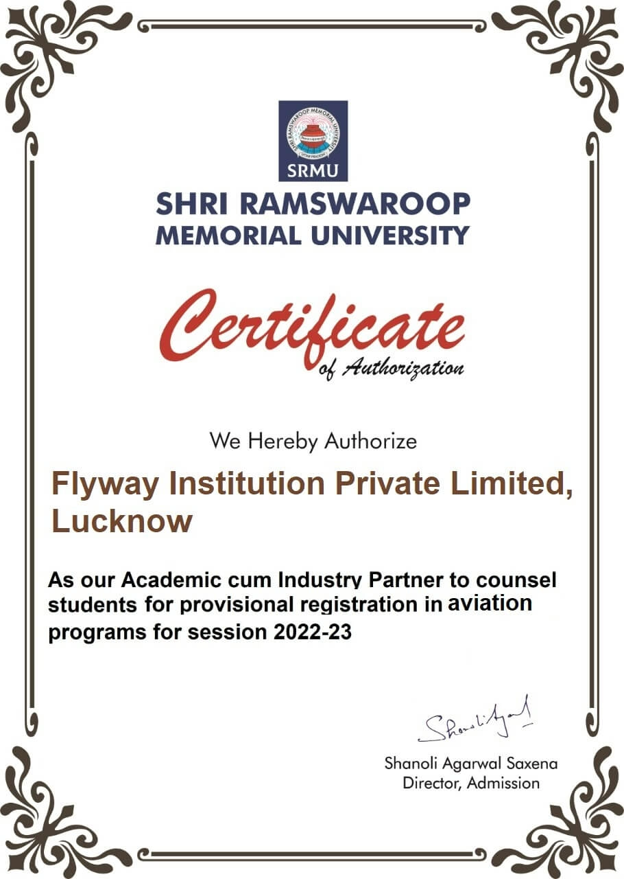 Authorization Certificate from SRMU College