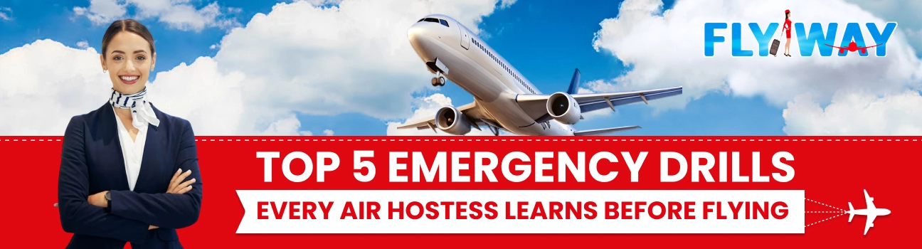 Top 5 Emergency Drills Every Air Hostess Learns Before Flying- Flyway Institute